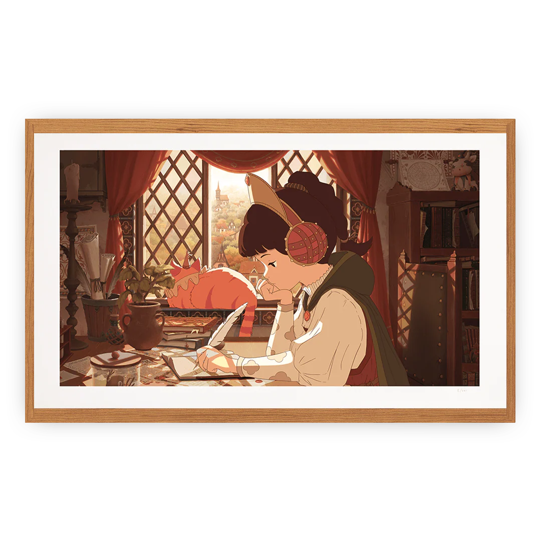 Medieval Lofi Girl (100 units) - Print